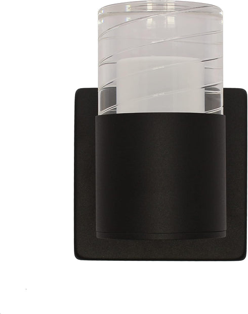 1 3000K 7" Radiance Goods Light LED in/Out Door Wall Sconce Warm White Tall