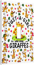 HTSAHKV 3 5 Inch Just a Girl Who Loves Giraffes Wall Plate Light Switch Cover Single Gang Outlet Faceplate Print Plate