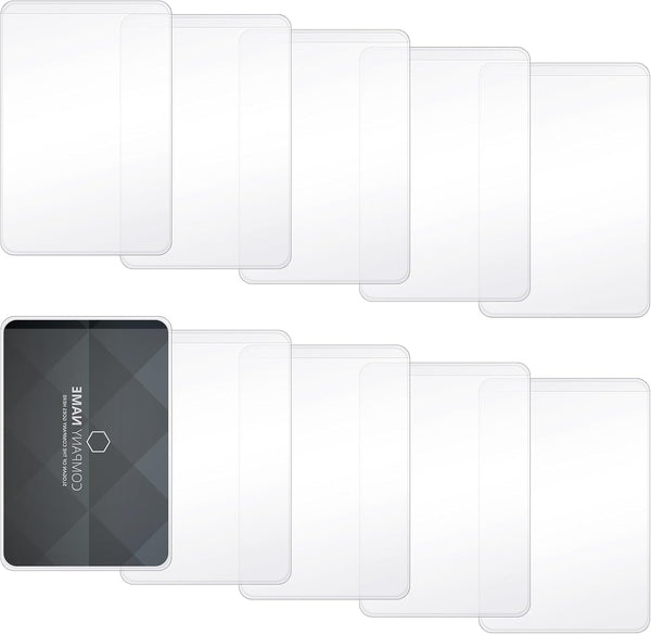 Styquenzer 10 Pack Social Security Card Holder, Waterproof Social Security Card Protector, Id