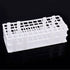 Stonylab 60-Place Test Tube Rack, 16 mm White Plastic Holder, 3-Tier Detachable Design