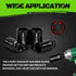 1/2" Set, 9-Piece 6-Point, 29mm, 30mm, 31mm, 32mm, 33mm, 34mm, 35mm, 36mm,38mm Drive Impact Socket Metric Deep Axle Nut