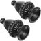 NUOBESTY 2pcs Harvard Horn Frame Decorative Head Modern Lamp Finials Easy Installation for