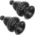NUOBESTY 2pcs Harvard Horn Frame Decorative Head Modern Lamp Finials Easy Installation for