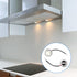 BTFO 2pcs Bulbs, 12V 1.5W 68mm Bulbs 6500K Closet Range Hood Light DC LED Range Hood Appliance Replacement Light
