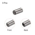 uxcell M4 5pcs 6x12mm Internal Thread Dowel Pin Chamfering Flat Carbon Steel Cylindrical Pin Bed Bookshelf Metal