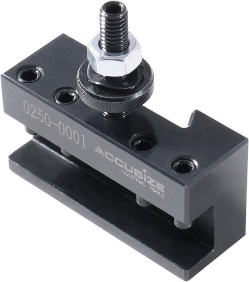 Accusize Industrial Tools Style Oxa Turning and Facing Quick Change Tool Post Holder, 0250-0001