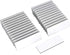 ExcelMark Blank Name Tag/Badge - White - 1" x 3" (25 Pack) with Pin