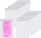 100pcs Small Zip Bag 5 x 7" Clear Reclosable Zip Plastic Bags with Resealable Lock for Packaging