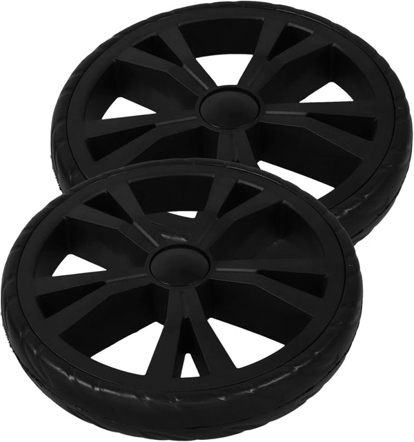 2Pcs Heavy Duty Shopping Cart Wheels Replacement Kit Roller Wheels for Grocery