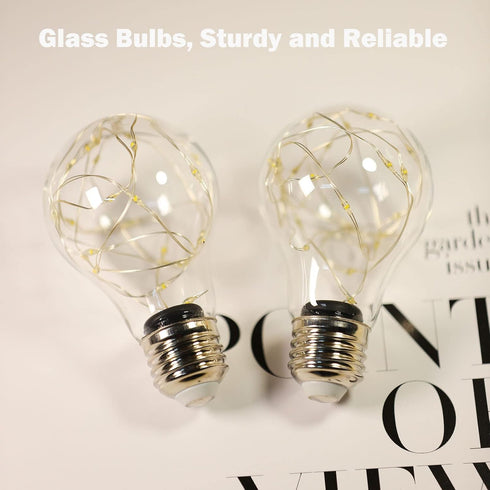 Bulb, 2W Bulbs, 15W Bulbs E26 4pack Decorative Light LED Fairy Light Equivalent Cute Light for Pendant Light Fixtures
