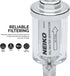 NEIKO 30252A Water and Oil Separator for Air Line 2 Pack | 1/4" NPT Inlet and Outlet, 90 PSI, Air Compressor and Air Tool Accessory | Protect Lifespan of Pneumatic Tools | Water Moisture Filter Dryer by NEIKO