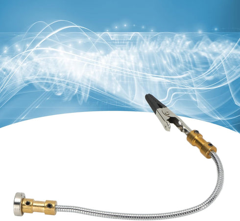 Walfront Single Arms Soldering Helping Hands, Magnetic Base Adjustable Welding Tool for Electronics Repair Assembly