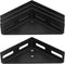 heneng 4 Pcs Corner Brace Brackets,7" x 7", Triangle Shelf Bracket,Max Load