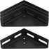 heneng 4 Pcs Corner Brace Brackets,7" x 7", Triangle Shelf Bracket,Max Load