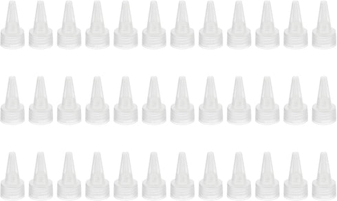 PATIKIL Twist Bottle Caps - 36Pcs 24/410 Squeeze Bottle Cap Replacement for Glue Dispensing and Paint Bottles