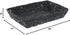 11" 15" 3" Ventilated Produce Tray Rectangular Black Plastic Ventilated Produce Tray - L x W x H