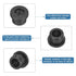 uxcell 6 Pcs 1/2 Inch Cable Cord Grommet, Flexible Rubber Grommets for Desk Wire Organizer, Black