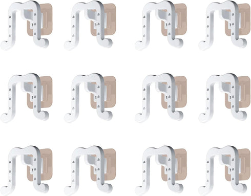 NUEAYMS 12pcs Closet Slippers Rack Shoe Holders Wall Organizer for Shoe Shelf Storage Hooks Shoe Shelf Rack Bathroom