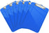 Piasoenc 6 Pack Plastic Clipboards - Translucent Purple Clipboard with Ruler, Office & School Supplies, 12.5 x 9 Inches