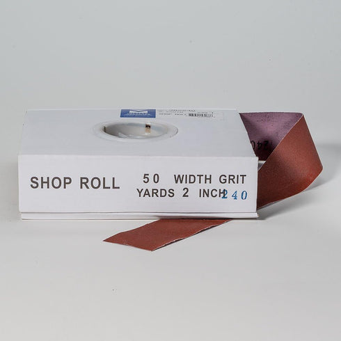 Mercer Industries 382240-2" x 50 Yards Shop Roll, 240 Grit