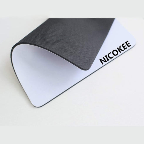 Sport Rectangle Gaming Mousepad - Basketball with Hoop Black Mouse Pad for Computer Desk Laptop Office 9.5 x 7.9 Inch