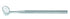 Magnifying Dental Mirror #4, 3X Magnification with Non-Slip Metal Handle