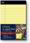 iScholar Canary Legal Pad - 5 Pack (95805)