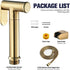 YHWKZCTTT HandheldSprayer Titanium Gold Cloth Diaper Sprayer BrassSprayer for Toilet Kit Shower for Pet, Bathroom