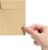 Juvale 100 Pack Small Seed Saving Envelopes, 4.5x3.25 Self Adhesive Blank Packets for Coins, Stamps, Mini Parts (Brown)