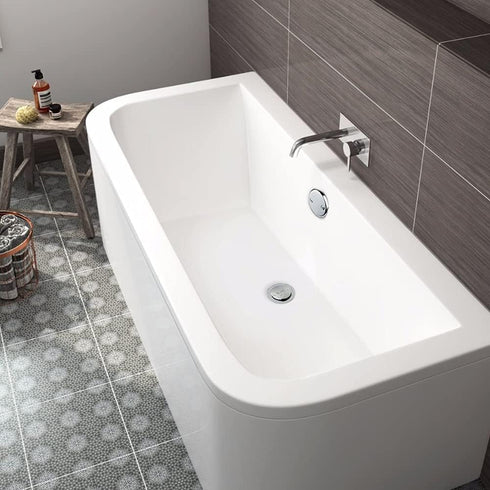 ZOEHE STORE Tip-Toe Bath Drainer with Two-Hole Overflow Faceplate and Screws, Chrome