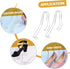2pcs MAGICLULU Sandal Display Stands Shoe Rack Holders Sturdy Walking Shoes Organizers