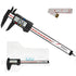 Electronic Digital Caliper and Measuring Tape, 6 Inch/150mm Micrometer with Large LCD Screen, 60 Inch/150cm Measuring