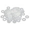 uxcell Plastic Flat Washers, 11mm OD, 5mm ID, 1mm Thickness, Sealing Gasket for Faucet Pipe, Pack of 100