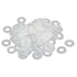 uxcell Plastic Flat Washers, 11mm OD, 5mm ID, 1mm Thickness, Sealing Gasket for Faucet Pipe, Pack of 100