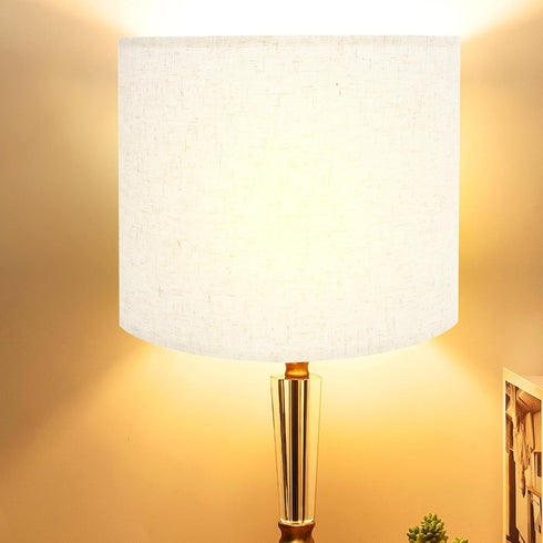 UPKOCH Linen Lampshade for Table and Floor Lamps Versatile Desk Lamp Cover Replacement Decorative Light Shade