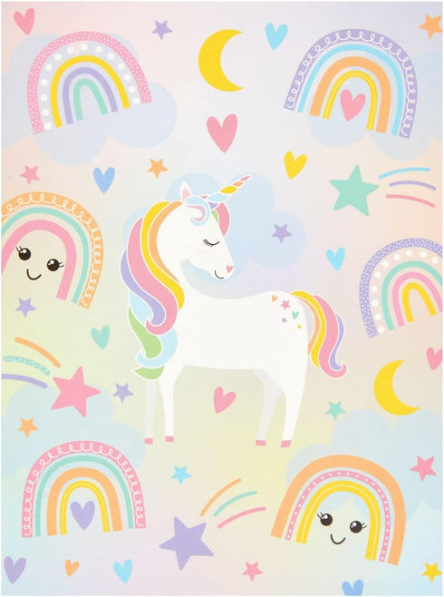 5.5 4.25 36-Pack Kids Thank You Cards Unicorn Fill-In-the-Blank - x in Pink & Violet Cardstock, & Envelopes - Unicorn