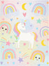 5.5 4.25 36-Pack Kids Thank You Cards Unicorn Fill-In-the-Blank - x in Pink & Violet Cardstock, & Envelopes - Unicorn
