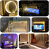 6.56ft M.best USB LED Strip Lights Waterproof Flexible LED Neon Tape Lights with Switch for Bedroom Indoors Outdoors