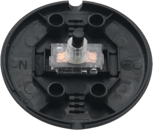 WELWIK 2PCS 100 250V Floor Standing Foot Switch Round Inline Foot Lamp Switch AC Plastic Self-Locking Pushbutton Switch