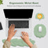 Set, Keyboard Wrist Rest and Mouse Pad with Wrist Support Ergonomic Leaf Shape Mouse Pad with Non-Slip Base, Pain
