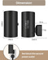 0-100LM 5000K 2Pcs Dimmable Night Lights Plug into Wall, LED Plug in Night Light with Light Sensor, Adjustable