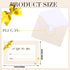 Gueevin 600 Pcs Mini Gift Card Envelopes, Holiday Gift Card Sleeves for Note Mailing, 3.69 x 2.69 in (Gold)