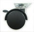 Hnfshop Set of 4 Pcs Furniture Swivel Caster/Wheel Replacement Part for Chair/Table/padestal (Dia 1.5 inches w/Brake)