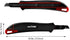 HAUTMEC 9mm Precision Utility Knife, Soft Grip Snap-off Box Cutter, Retractable 9mm Multi-Purpose Cutter for Detailed Cutting in Work, Home Use and Arts Crafts HT0255-KN by HAUTMEC