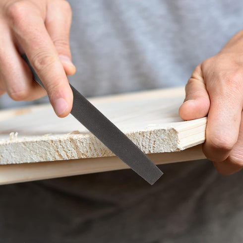 6-inch Flat Medium Cut File, Double Cut Teeth, High Carbon Steel, Suitable for Shaping Metal, Wood