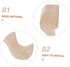 4pcs DOITOOL Solid Wood Carved Furniture Legs European Style Replacement Feet for Coffee Table Cabinet and Bedside