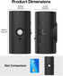 2200mah 2-Pack GOODEA Rechargeable Night Light with Motion Sensor, Battery Operated Warm White Motion Sensor Light