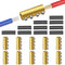 Linkstyle 10pcs 6 AWG Gauge Wire Connector Nut Kit, 80A Quick Wiring Connection Terminal with Screws and Heat Shrink