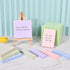 BAYTORY 6 Pads Pastel Sticky Notes, 3 x 3 Inch, 3 x 2 Inch, Colorful Self-Stick Notes for Office School Home Study