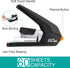 Heavy Duty Staplers Office, Effortless Ergonomic Design Stapler, 60 Sheet Capacity(Deli0465) by M MAKETHEONE